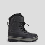 Cougar Kids SOJU_K STRETCH LACE TOGGLE VELCRO WINTER KID BOOTS BLACK