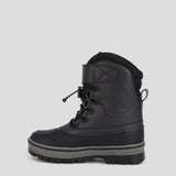 Cougar Kids SOJU_K STRETCH LACE TOGGLE VELCRO WINTER KID BOOTS BLACK
