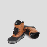 Cougar Kids SOJU_K STRETCH LACE TOGGLE VELCRO WINTER KID BOOTS DARK TAN