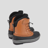 Cougar Kids SOJU_K STRETCH LACE TOGGLE VELCRO WINTER KID BOOTS DARK TAN