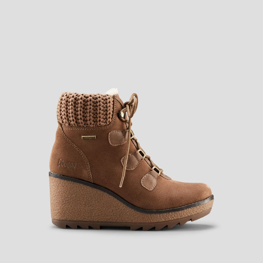 Womens wedge cheap winter boots