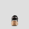 Antony Luxmotion Leather Wedge Sandal - Colour Black