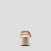 Astrid Luxmotion Leather Wedge Sandal - Colour Nude
