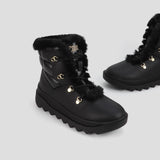 Cougar Women BERGEN FRONT LACE WINTER BOOTS BLACK