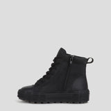 Cougar Kids BRAVE_K FRONT LACE INSIDE ZIP WINTER KID BOOTS BLACK