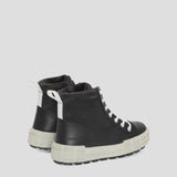 Cougar Kids BRAVE_K FRONT LACE INSIDE ZIP WINTER KID BOOTS BLACK/WHITE