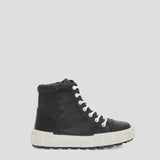 Cougar Kids BRAVE_K FRONT LACE INSIDE ZIP WINTER KID BOOTS BLACK/WHITE