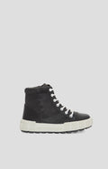 Cougar Kids BRAVE_K FRONT LACE INSIDE ZIP WINTER KID BOOTS BLACK/WHITE