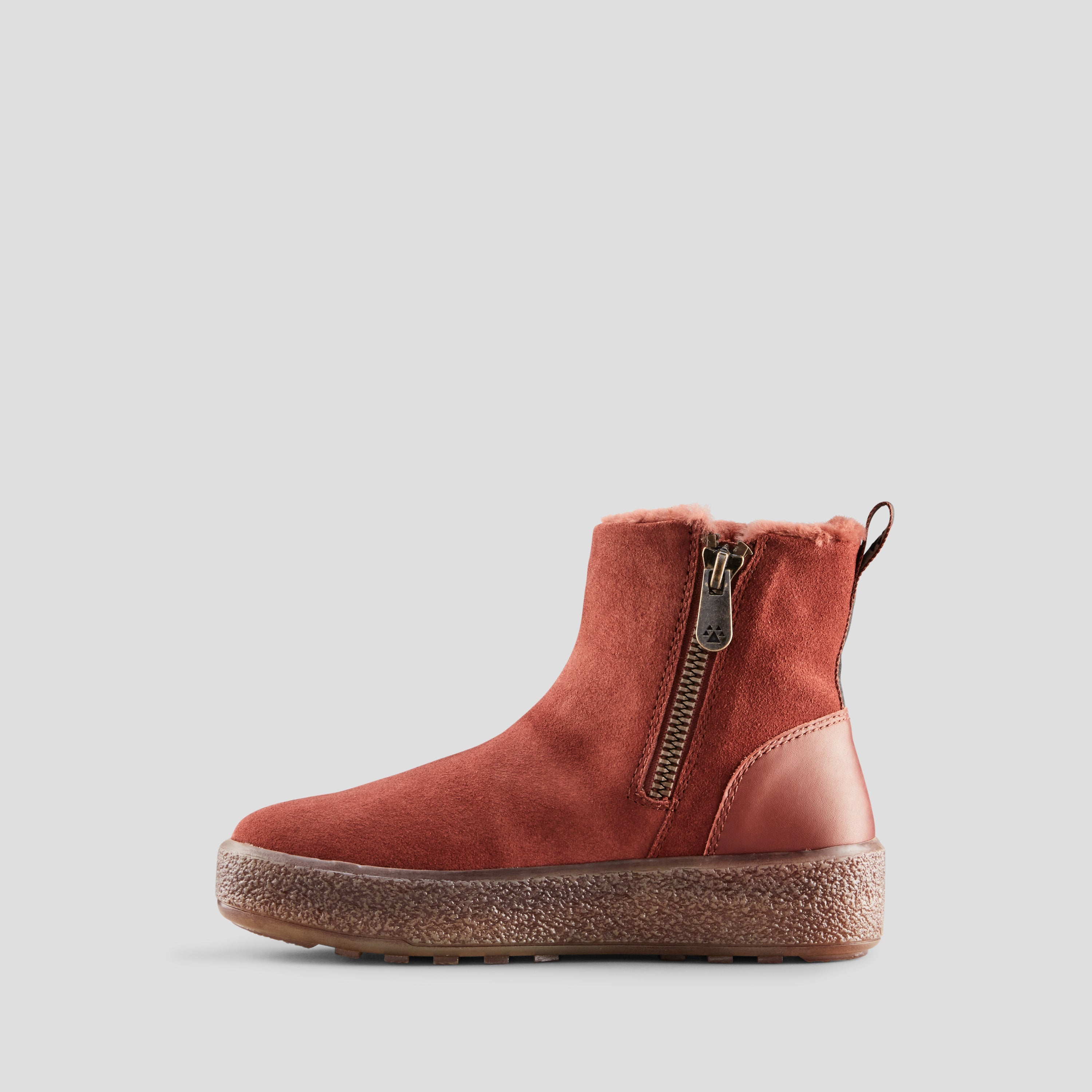 Bottines rouges outlet daim