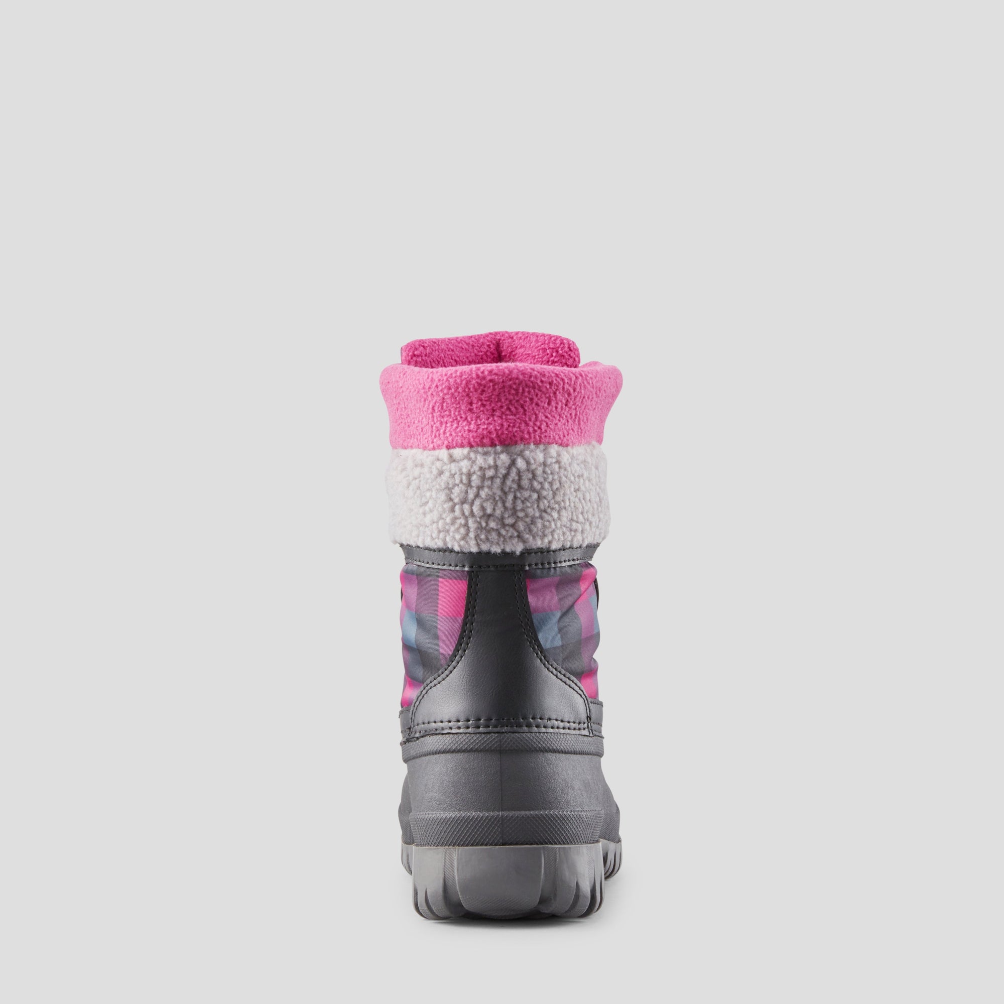 Caitlin Nylon Winter Boot (Youth) - Colour Orchid Maple Plaid