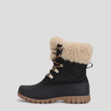 Cougar Women CAMDEN FRONT LACE WINTER BOOTS BLACK/BEIGE