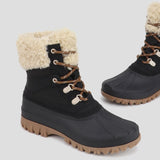 Cougar Women CAMDEN FRONT LACE WINTER BOOTS BLACK/BEIGE