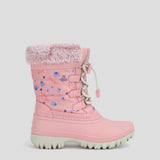 Cougar Kids CHARM_K STRETCH LACE/TOGGLE WINTER KID BOOTS PINK