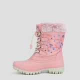 Cougar Kids CHARM_K STRETCH LACE/TOGGLE WINTER KID BOOTS PINK