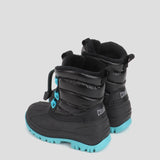 Cougar Kids CHICHI_K STRETCH LACE TOGGLE WINTER KID BOOTS BLACK