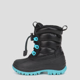 Cougar Kids CHICHI_K STRETCH LACE TOGGLE WINTER KID BOOTS BLACK