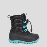 Cougar Kids CHICHI_T STRETCH LACE TOGGLE WINTER KID BOOTS BLACK