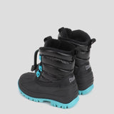 Cougar Kids CHICHI_T STRETCH LACE TOGGLE WINTER KID BOOTS BLACK