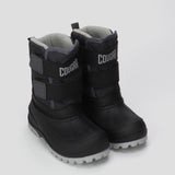 COUGAR KIDS SPRINGER K VELCRO WINTER KID BOOTS BLACK/CHARCOAL