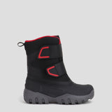 COUGAR KIDS SPRINGER K VELCRO WINTER KID BOOTS BLACK/RED