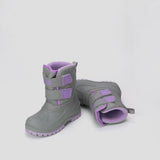 COUGAR KIDS SUNTORY K VELCRO WINTER KID BOOTS GREY/PURPLE