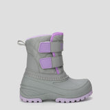 COUGAR KIDS SUNTORY K VELCRO WINTER KID BOOTS GREY/PURPLE