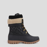 Cougar Women CREEKQUILT FRONT LACE WINTER BOOTS BLACK