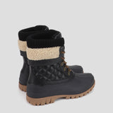 Cougar Women CREEKQUILT FRONT LACE WINTER BOOTS BLACK