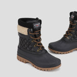 Cougar Women CREEKQUILT FRONT LACE WINTER BOOTS BLACK