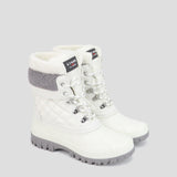 Cougar Women CREEKQUILT FRONT LACE WINTER BOOTS WHITE