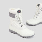 Cougar Women CREEKQUILT FRONT LACE WINTER BOOTS WHITE