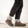Amour Suede Waterproof Winter Bootie - Colour Almond