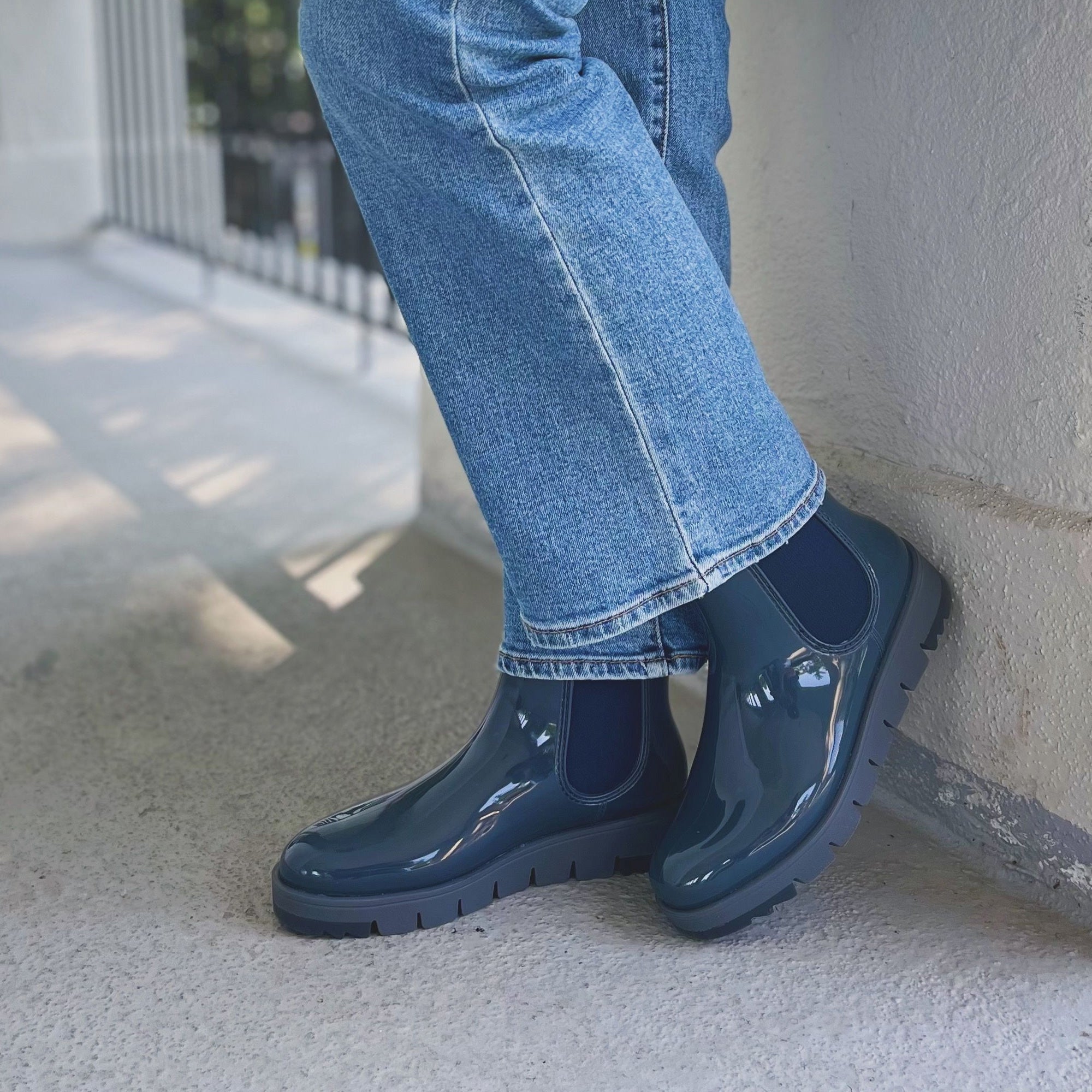 Firenze2 Chelsea Rain Boot - Last Chance - Color Slate Blue