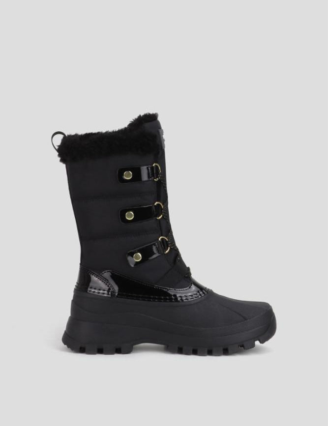 Cougar Women FALLON FRONT LACE WINTER BOOTS Black 10 / M Cougar Women FALLON FRONT LACE WINTER BOOTS Black 10 / M