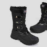 Cougar Women FALLON FRONT LACE WINTER BOOTS BLACK