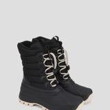 Cougar Women FAXE STRETCH LACE TOGGLE WINTER BOOTS BLACK