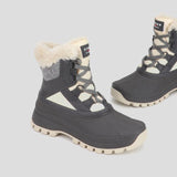 Cougar Women FURY FRONT LACE INSIDE ZIP WINTER BOOTS CHARCOAL