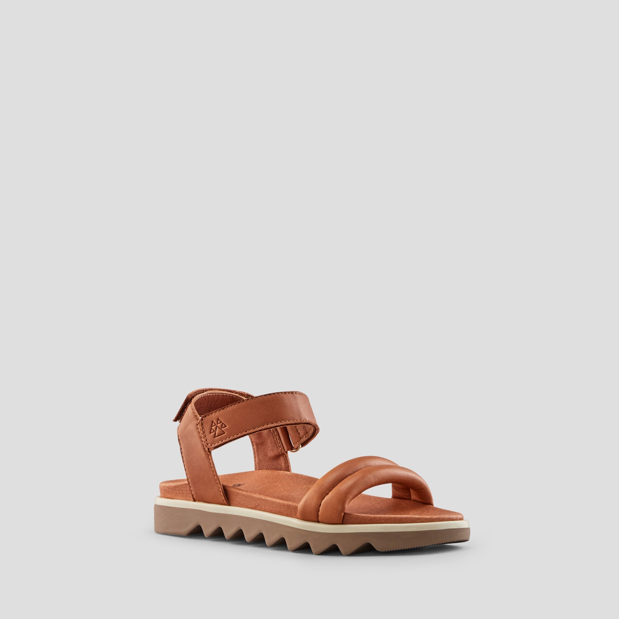 Nolo Leather Water-Repellent Sandal - Last Chance - Colour Cognac
