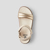 Nolo Leather Water-Repellent Sandal - Last Chance - Colour Platino-Oyster