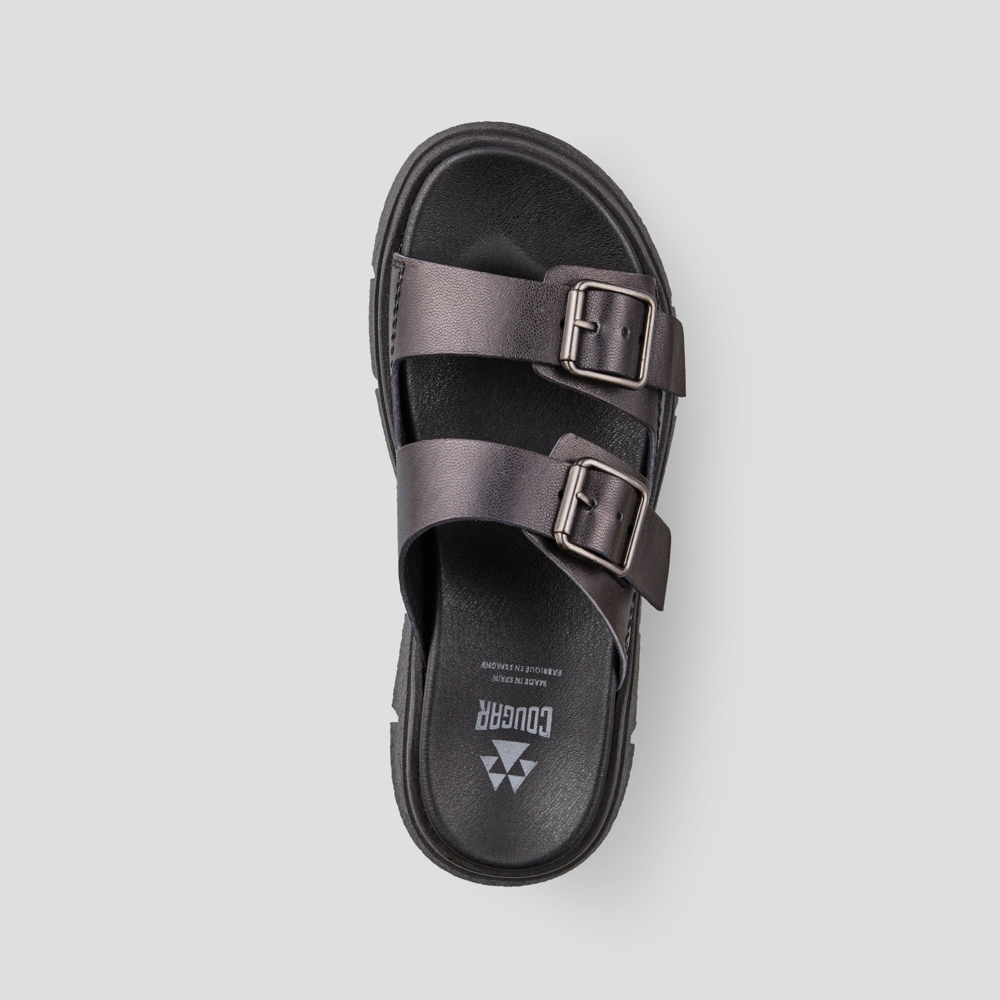 Piera Luxmotion Leather Sandal - Colour Black