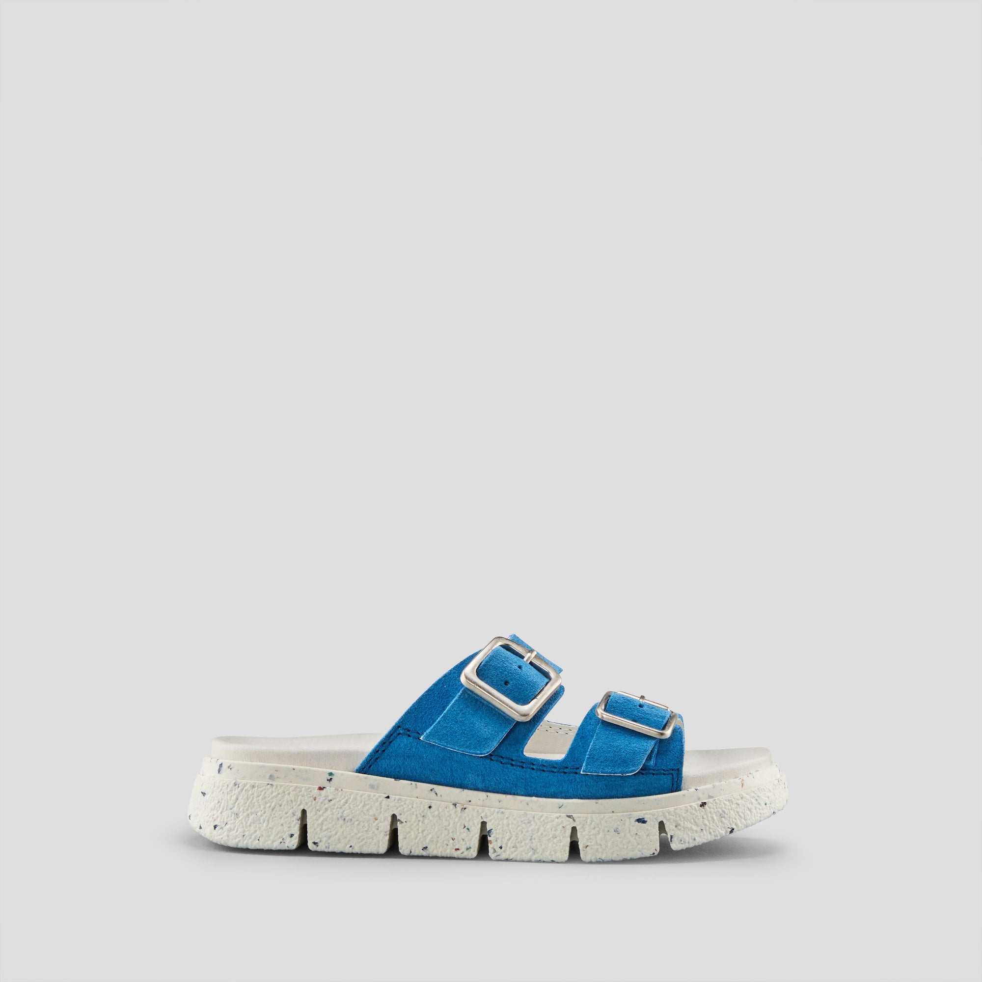 Piera Luxmotion Suede Sandal - Colour Blue