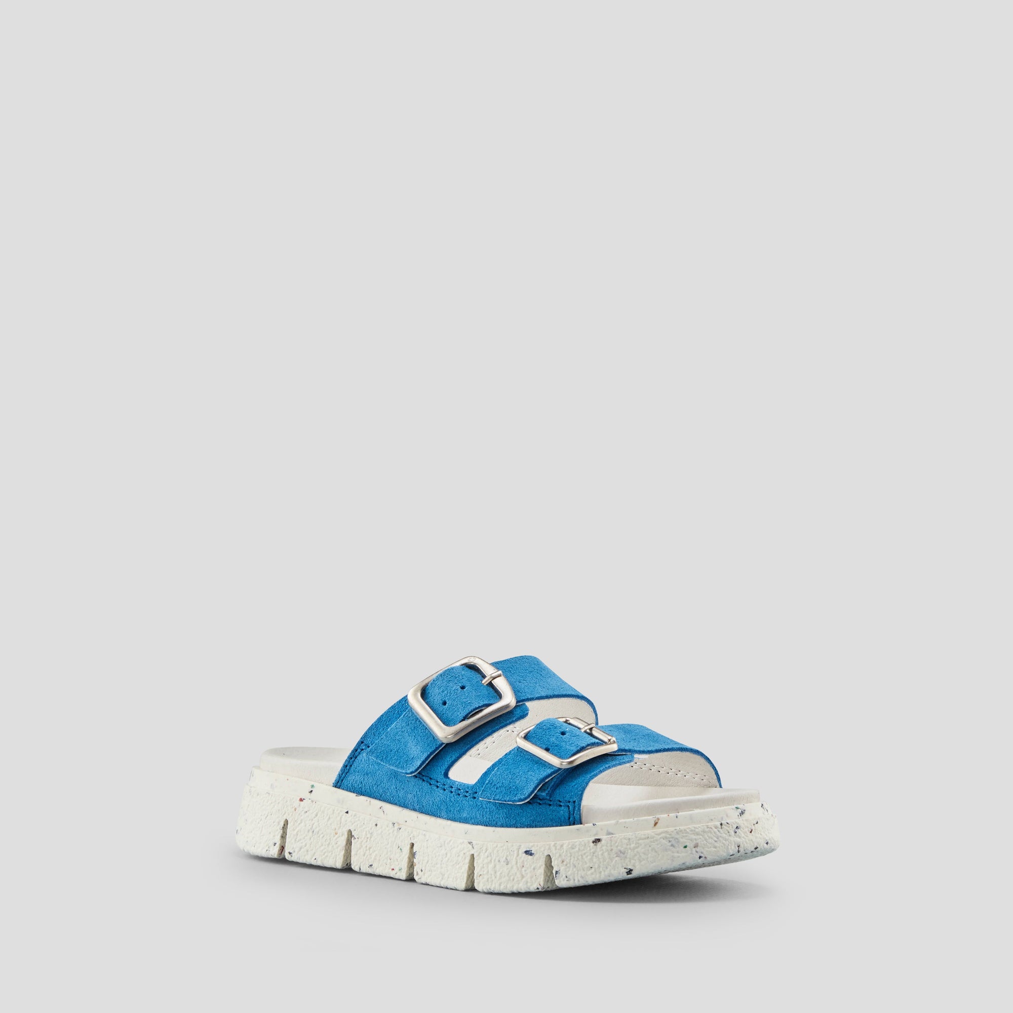 Piera Luxmotion Suede Sandal - Colour Blue