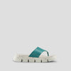 Ponyo Luxmotion Leather Thong Sandal - Colour Turq