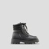 Sasha Synthetic Leather and Lycra Waterproof Boot (Youth) - Colour Black