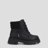Cougar Kids SASHA_K FRONT LACE INSIDE ZIP WINTER KID BOOTS BLACK