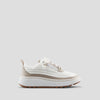 Sayah - Sneaker Luxmotion étanche en nylon et suède - Colour White-Taupe
