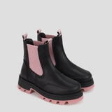 COUGAR KIDS SHANI K PULL ON WINTER KID BOOTS BLACK/DUSTY PINK