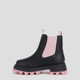 COUGAR KIDS SHANI K PULL ON WINTER KID BOOTS BLACK/DUSTY PINK