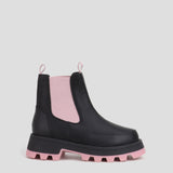 COUGAR KIDS SHANI K PULL ON WINTER KID BOOTS BLACK/DUSTY PINK