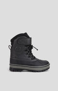 Cougar Kids SOJU_K STRETCH LACE TOGGLE VELCRO WINTER KID BOOTS BLACK
